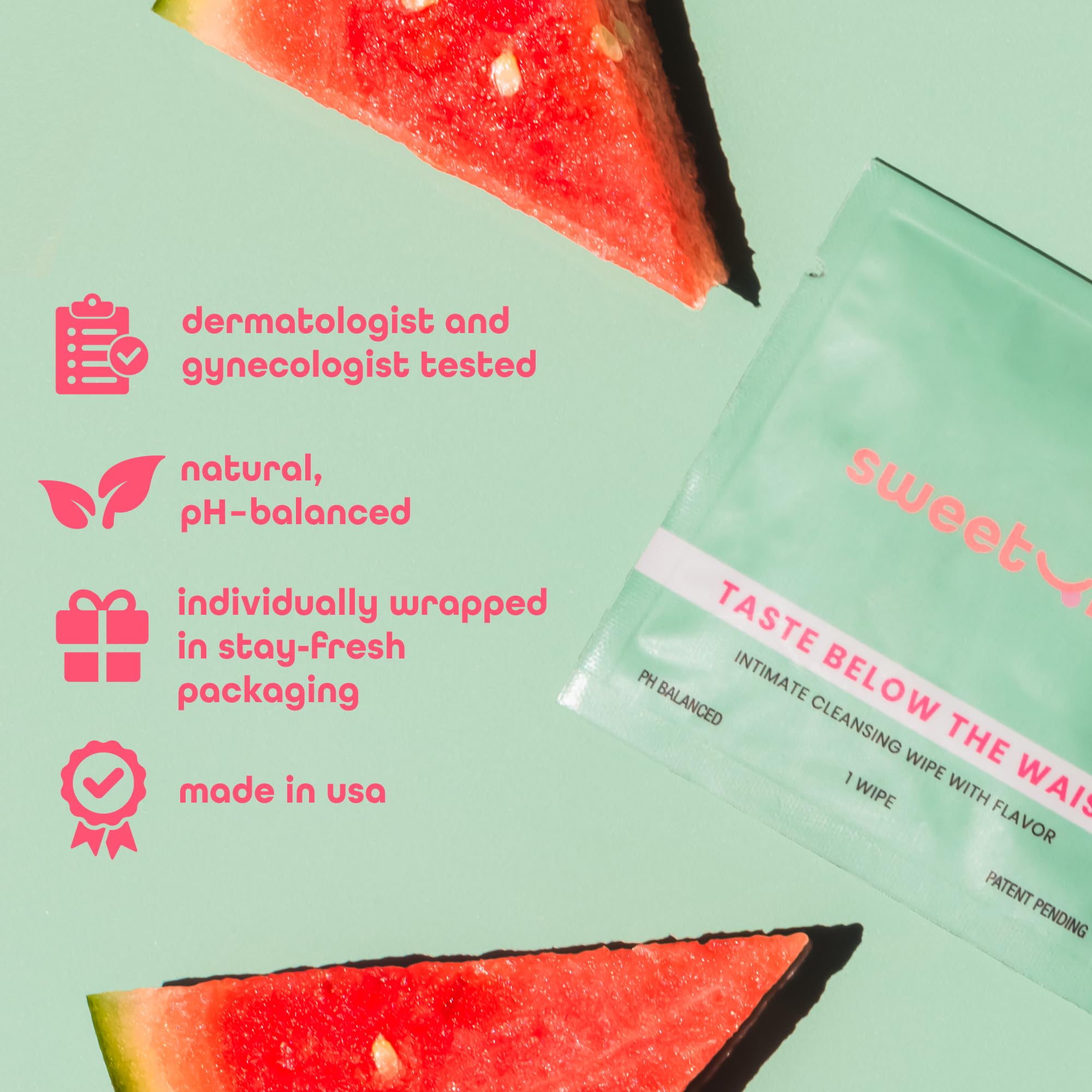Sweetums lingettes féminines, utilisation quotidienne pratique pour rester fraîche.
