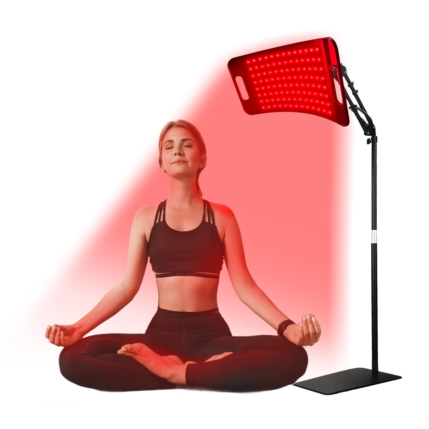 SWIRISE panneau luminothérapie, face: séance à domicile pour le bien-être.