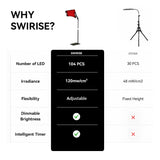 SWIRISE panneau luminothérapie, service client en ligne: assistance rapide possible.
