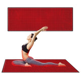 SWIRISE Tapis lumière rouge sur le dos pour une détente après la journée