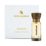 Gharaam de Swiss Arabian, flacon compact — idéal pour transport et usage quotidien.