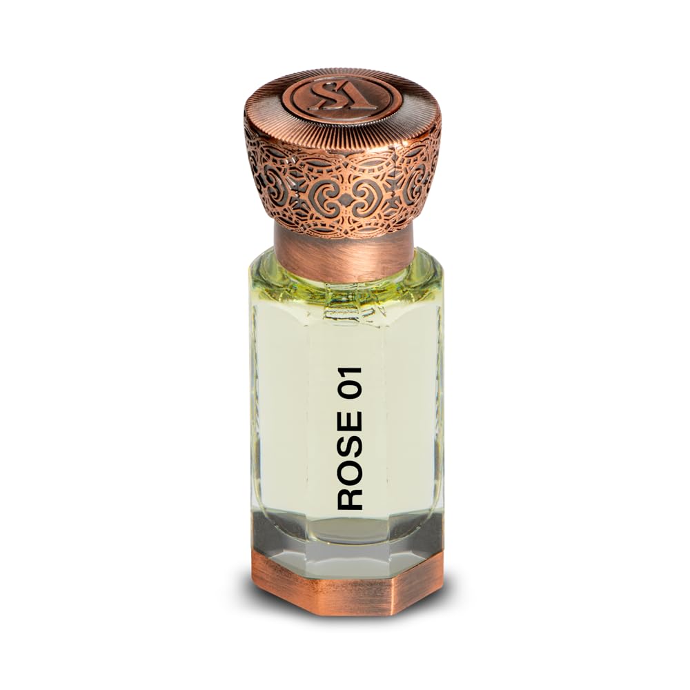 Rose 01 de Swiss Arabian flacon élégant pour une tenue durable.