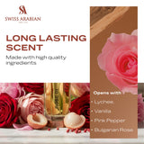 Rose 01 de Swiss Arabian: vanille et musc créant profondeur et douceur.