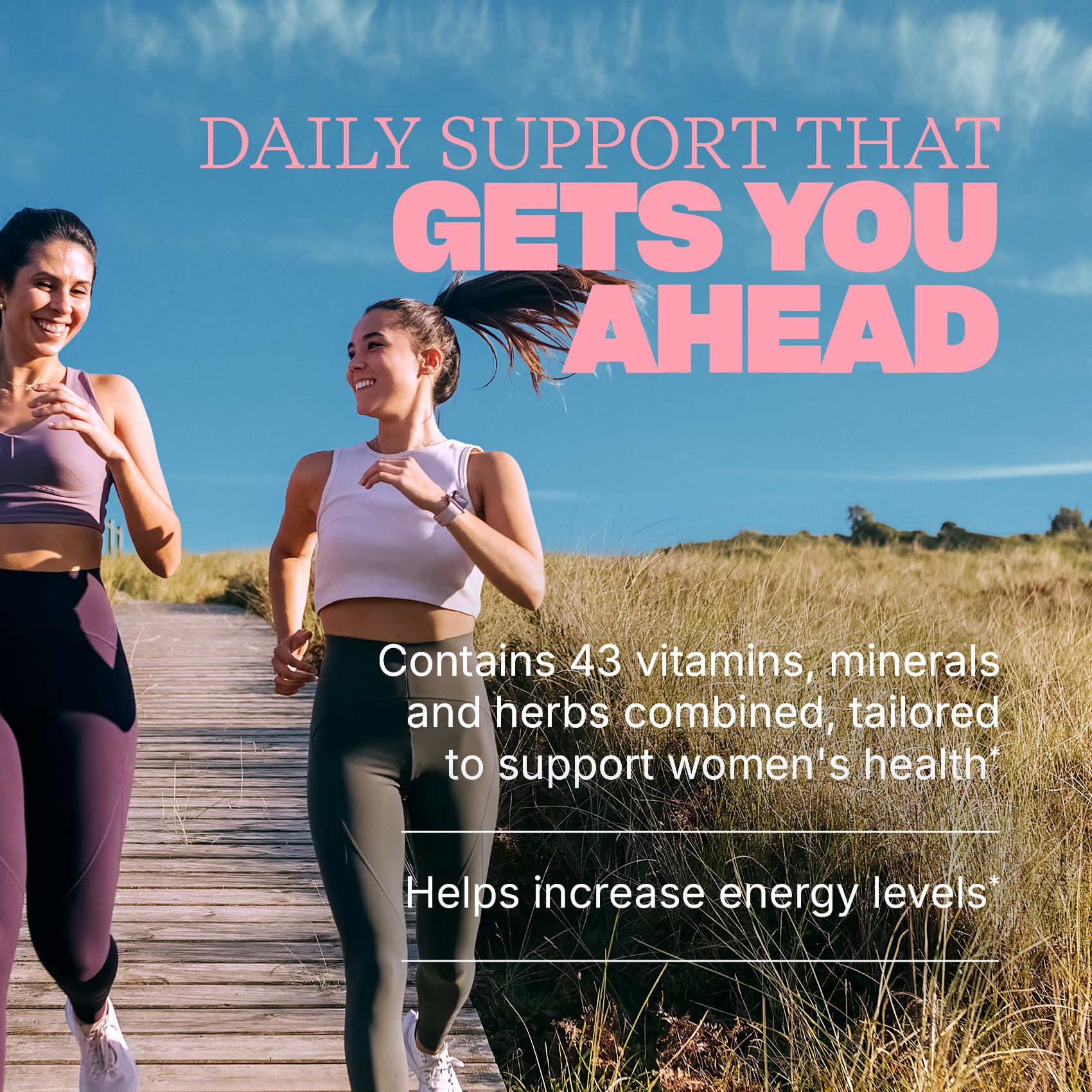Swisse multivitamine quotidienne pour femmes — comprimés faciles à avaler et pratique.