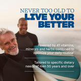 Swisse multivitamine homme 50+, comprimés pour vitalité et concentration