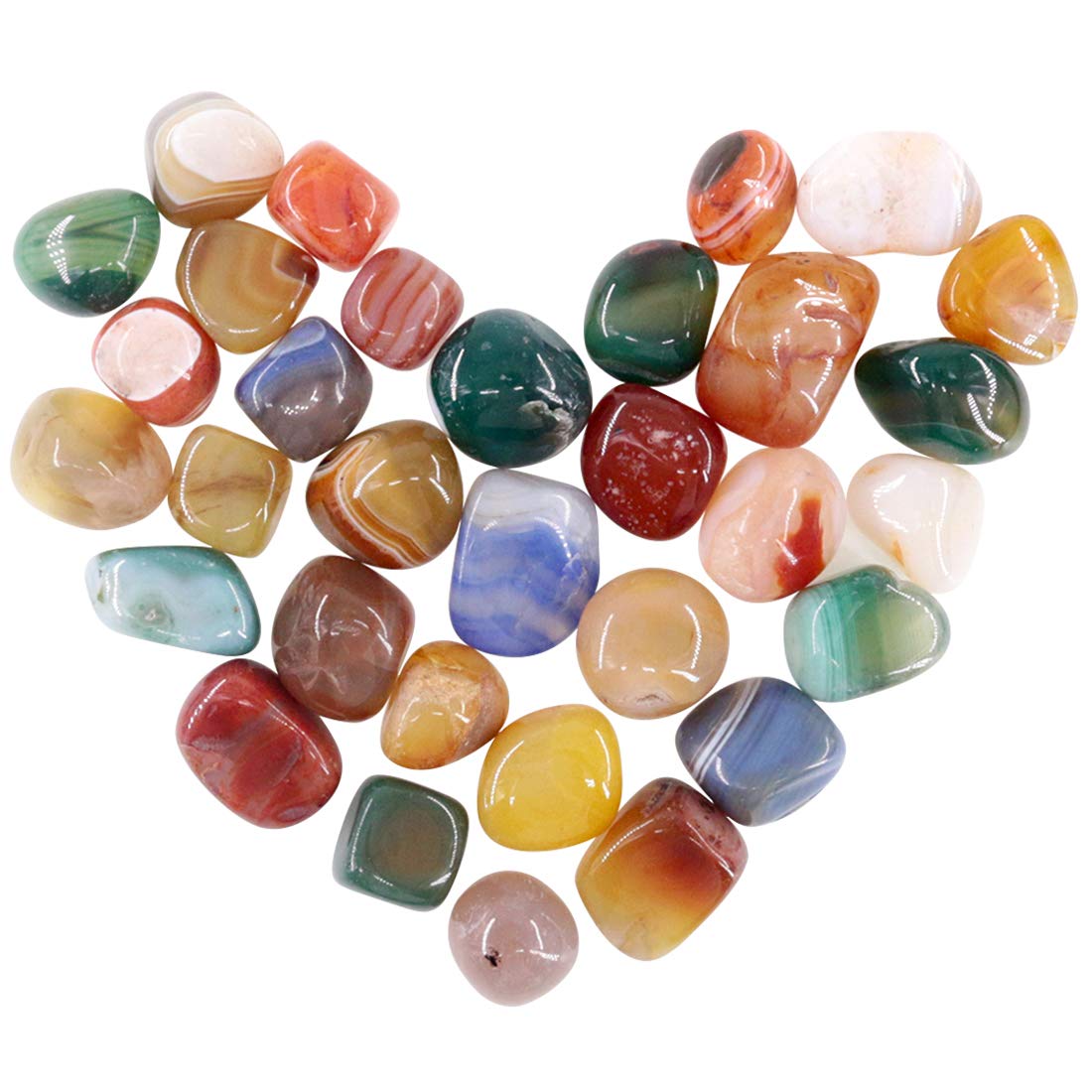 Swpeet Agate Marine: gros morceaux colorés pour bijoux et déco feng shui