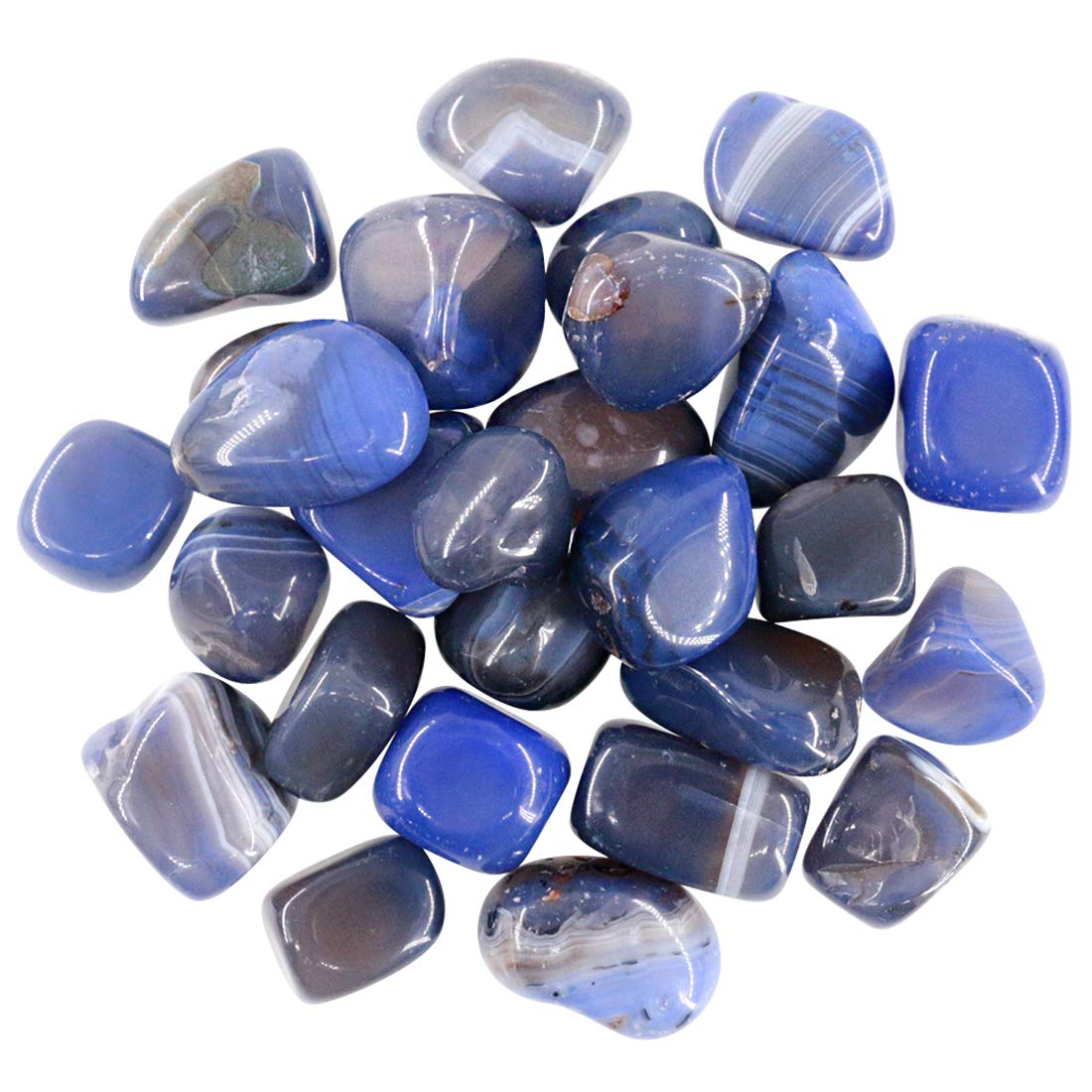 Swpeet agate marine – pièces pierre grosses, parfaites pour bijoux faits main.