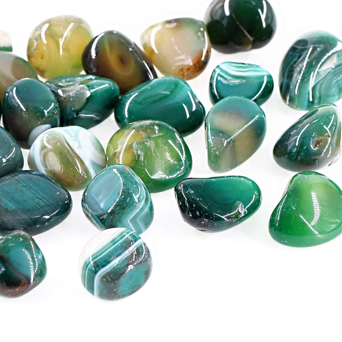 Swpeet agate marine verte – décoration de bureau et ambiance naturelle