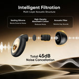 Tailles SMML incluses: s'adaptent à toutes les oreilles sans pression.