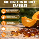 SXOSXO gélules palmetto et huile potiron: offrent une formule 2-en-1 pratique.
