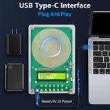 SXZL boitier acrylique durable avec USB-C pour usage domestique ou au bureau.