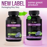 SYLAN résveratrol – bouteille de 180 capsules pour une routine pratique