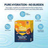 Syloni électrolytes pochette agrumes fruit de la passion idéal avec eau ou thé glacé