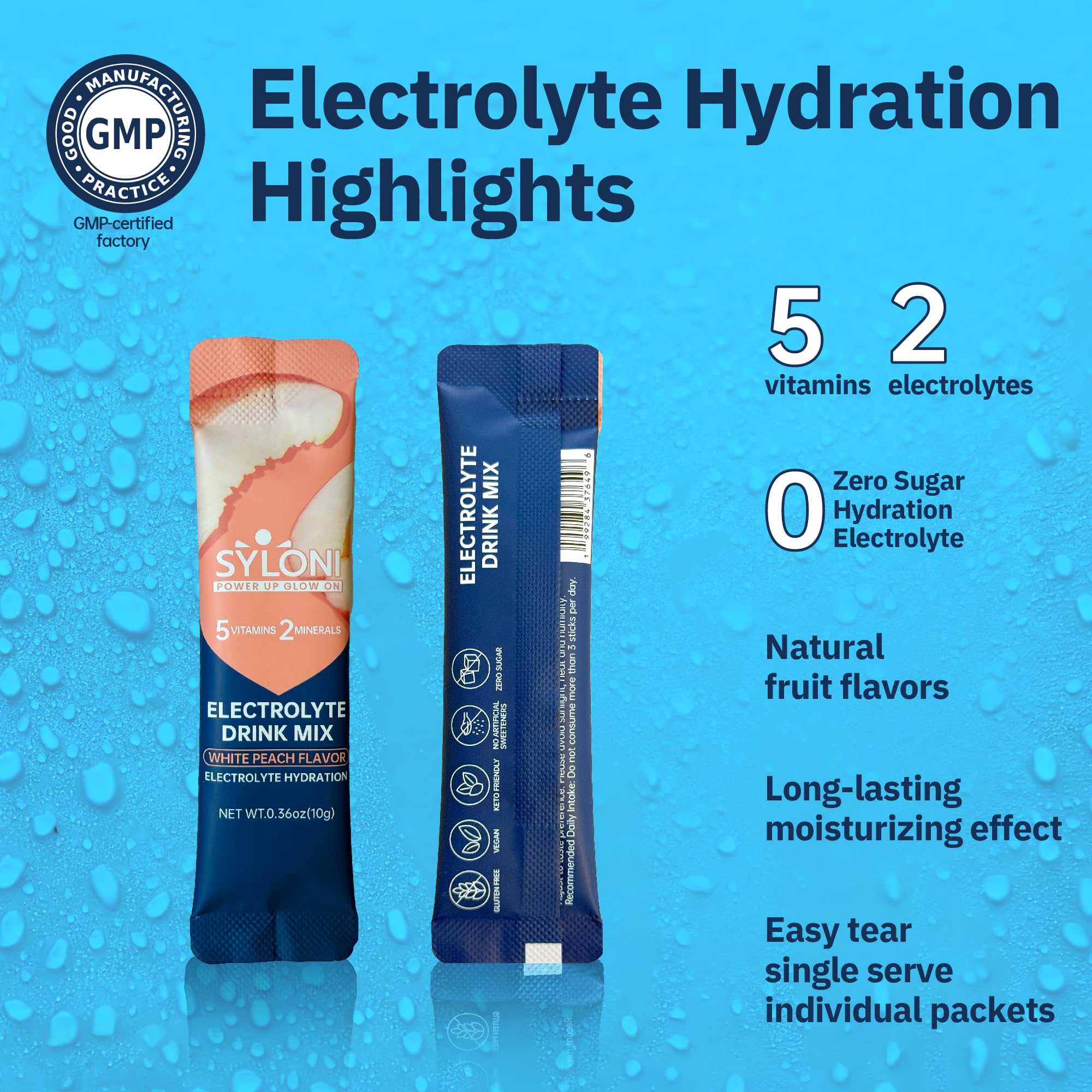 Syloni Electrolytes Assortiment – coffret pratique avec plusieurs saveurs à découvrir