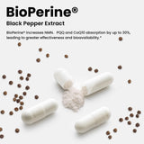 Boîte avec 60 capsules prête à accompagner voyages et quotidien