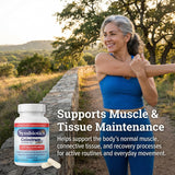 Symbiotics Colostrum capsules, étui portable pour emporter facilement.