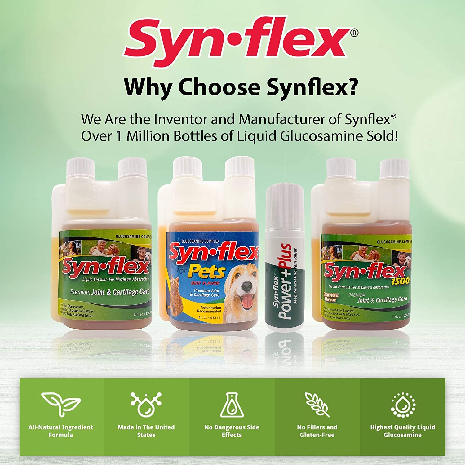 Synflex Liquide Glucosamine Original, saveur fruits rouges, idée d’intégration facile dans la routine quotidienne.
