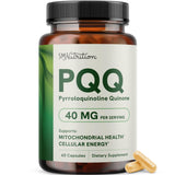 SMNutrition PQQ 40 mg – boite de gélules, soutien potentiel énergie cellulaire.