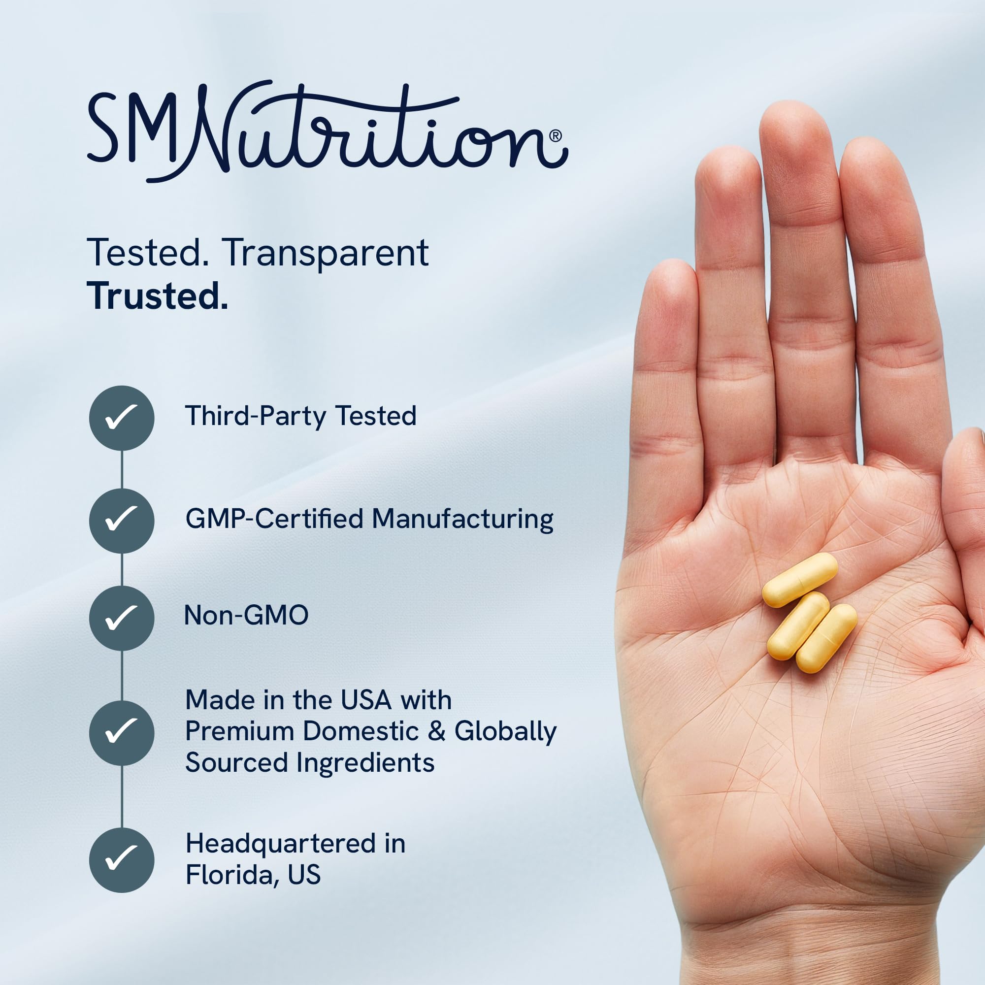 SMNutrition PQQ 40 mg – gélules sur blister, usage quotidien facilité.