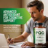 Emballage compact SMNutrition PQQ 40 mg, pratique pour le voyage.