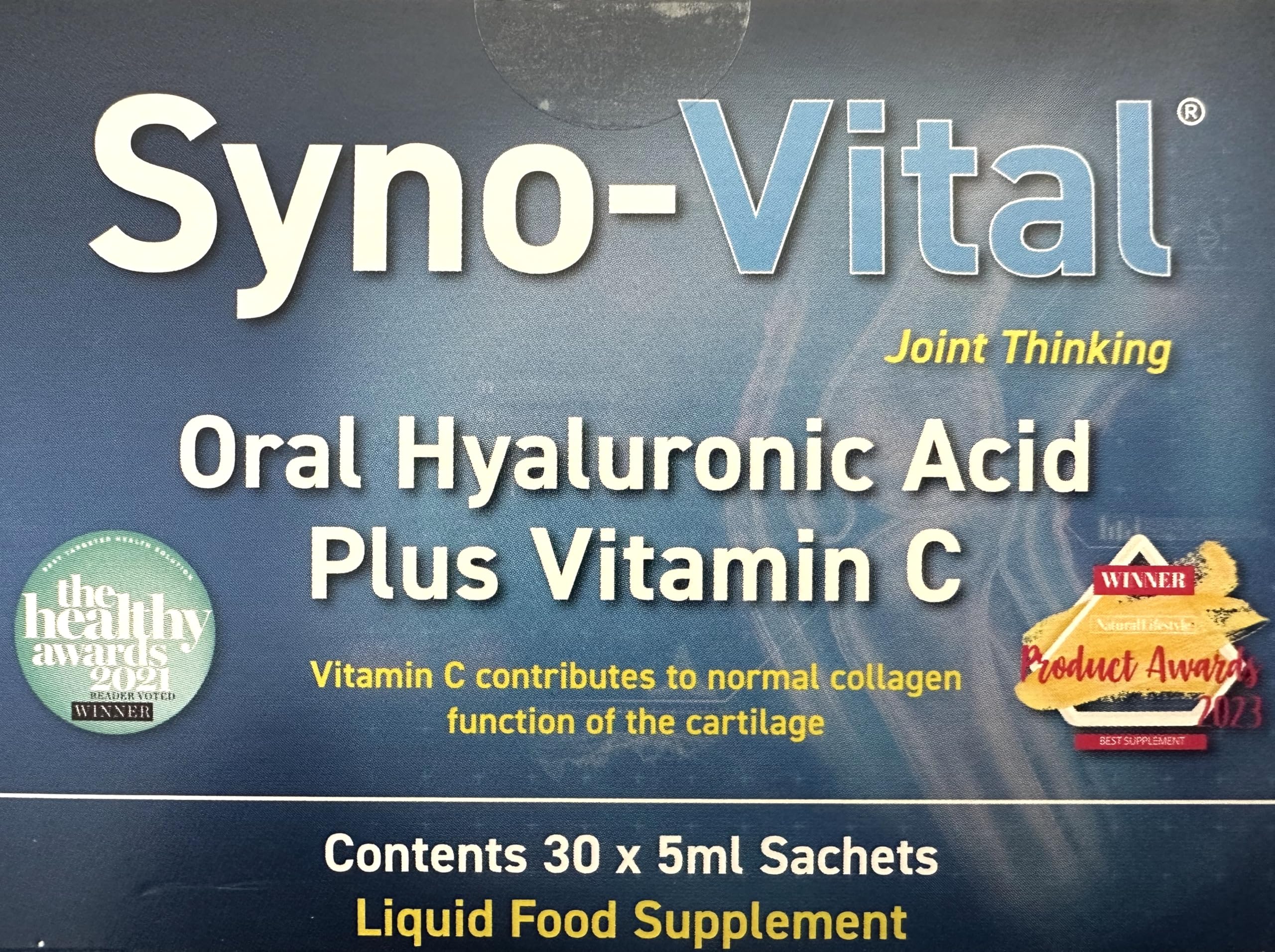 SYNO-VITAL sachet 5ml ouvert, usage rapide et précis.