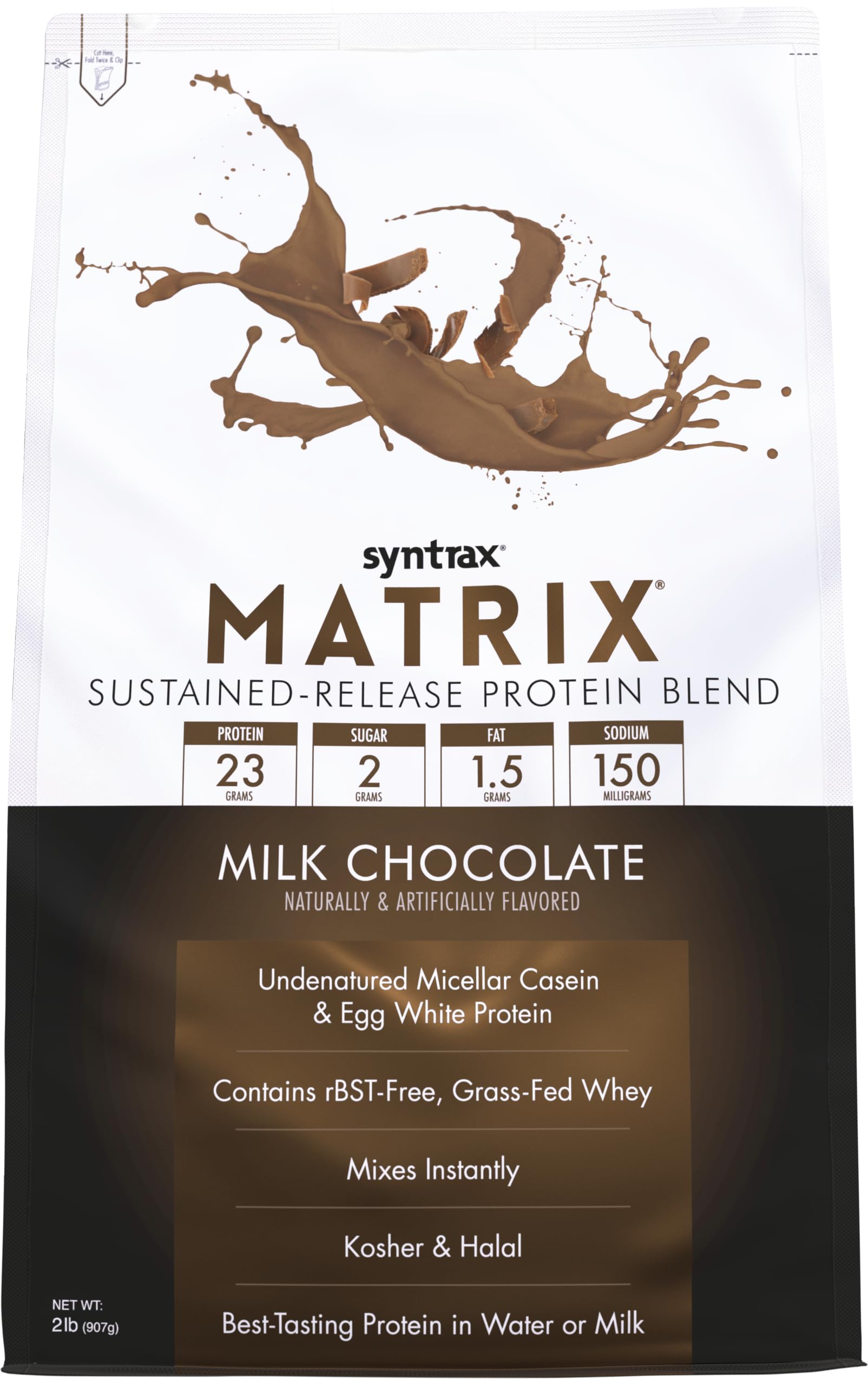 Syntrax Matrix dans un gobelet, dissolution rapide après l'entraînement.