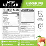 Syntrax Nectar doseur et poudre prête pour shake rapide.