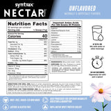 Syntrax Nectar Medical – mélange instantané, dissolution rapide pour boissons et plats.