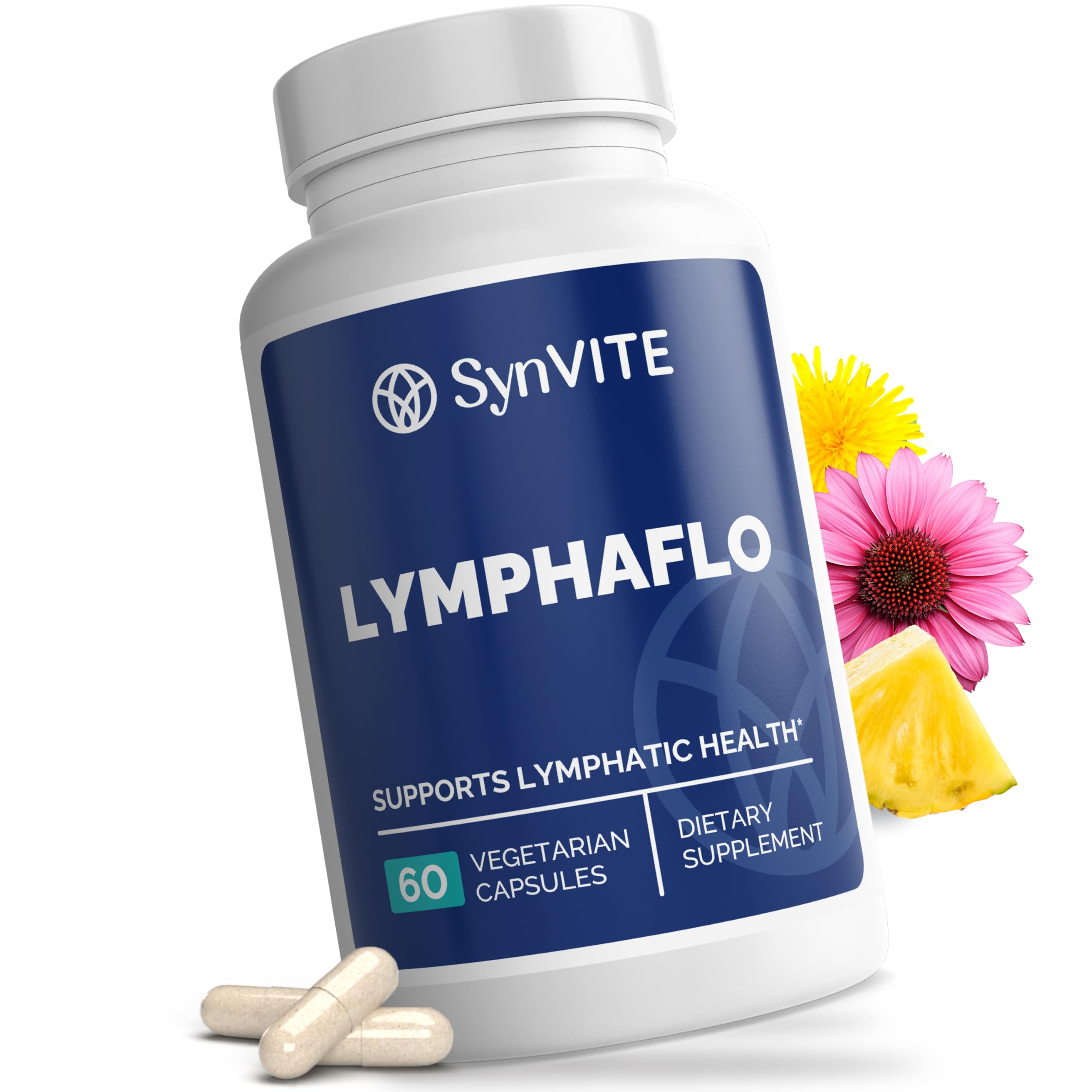 SYNVITE LymphaFlo en bouteille prête à soutenir le système lymphatique.