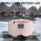 SYPVRY bandeau sommeil doux rose bloque la lumière pour mieux dormir
