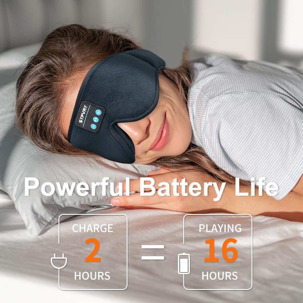 SYPVRY enceintes sans-fil intègres pour son clair pendant le sommeil.