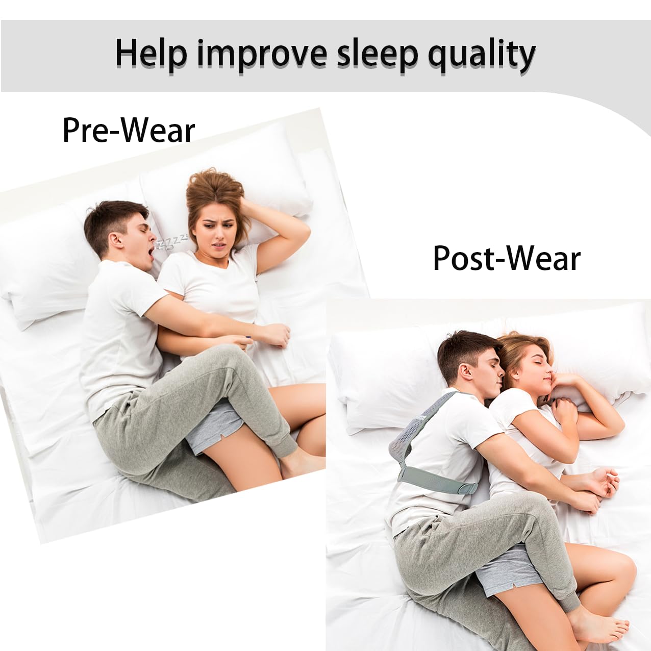 Système Sommeil Côté, vue arrière, conception basse pour plus de discrétion.
