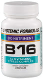 Systemic Formulas 16B Stress Complex - bouteille, soutien potentiel contre le stress quotidien