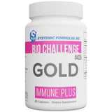 Systemic Formulas Gold Immune Plus – boîte et étiquette, soutien quotidien des défenses naturelles.