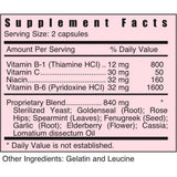 Systemic Formulas Gold Immune Plus – bouteille ouverte, prise facile au quotidien.