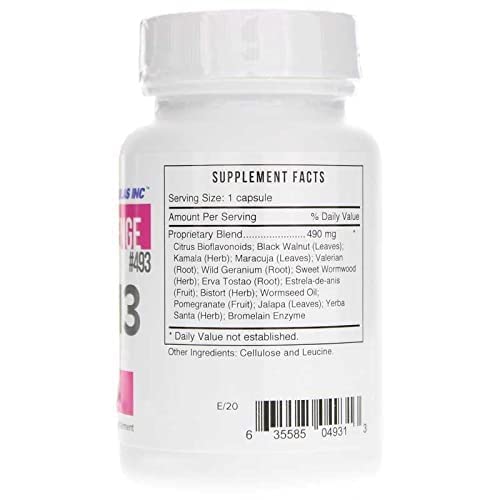 Systemic Formulas VRM3 — mélange d'ingrédients végétaux pour le confort digestif