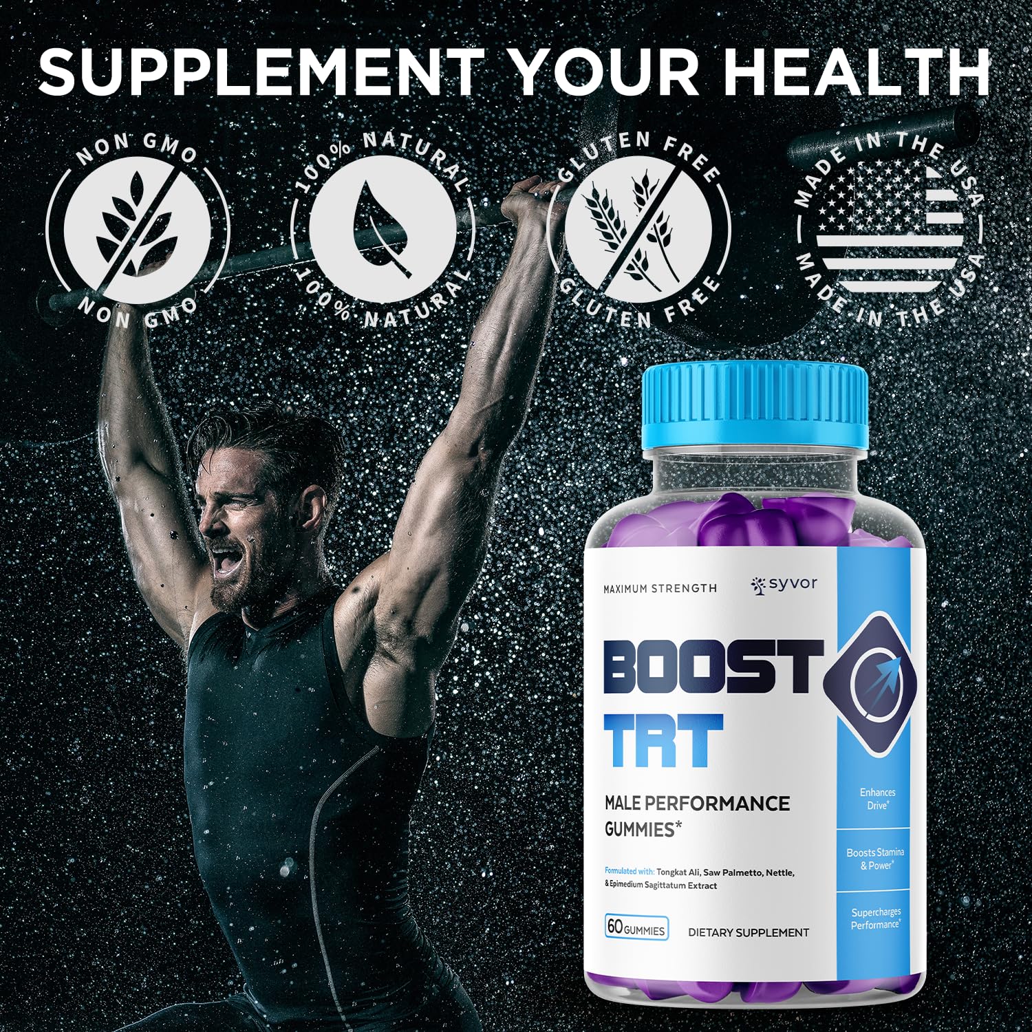 Syvor Boost TRT lot de trois bouteilles, solution pratique