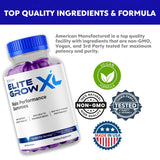 Syvor Elite Grow XL Gummies saveur fruitée pour une dégustation plaisante.