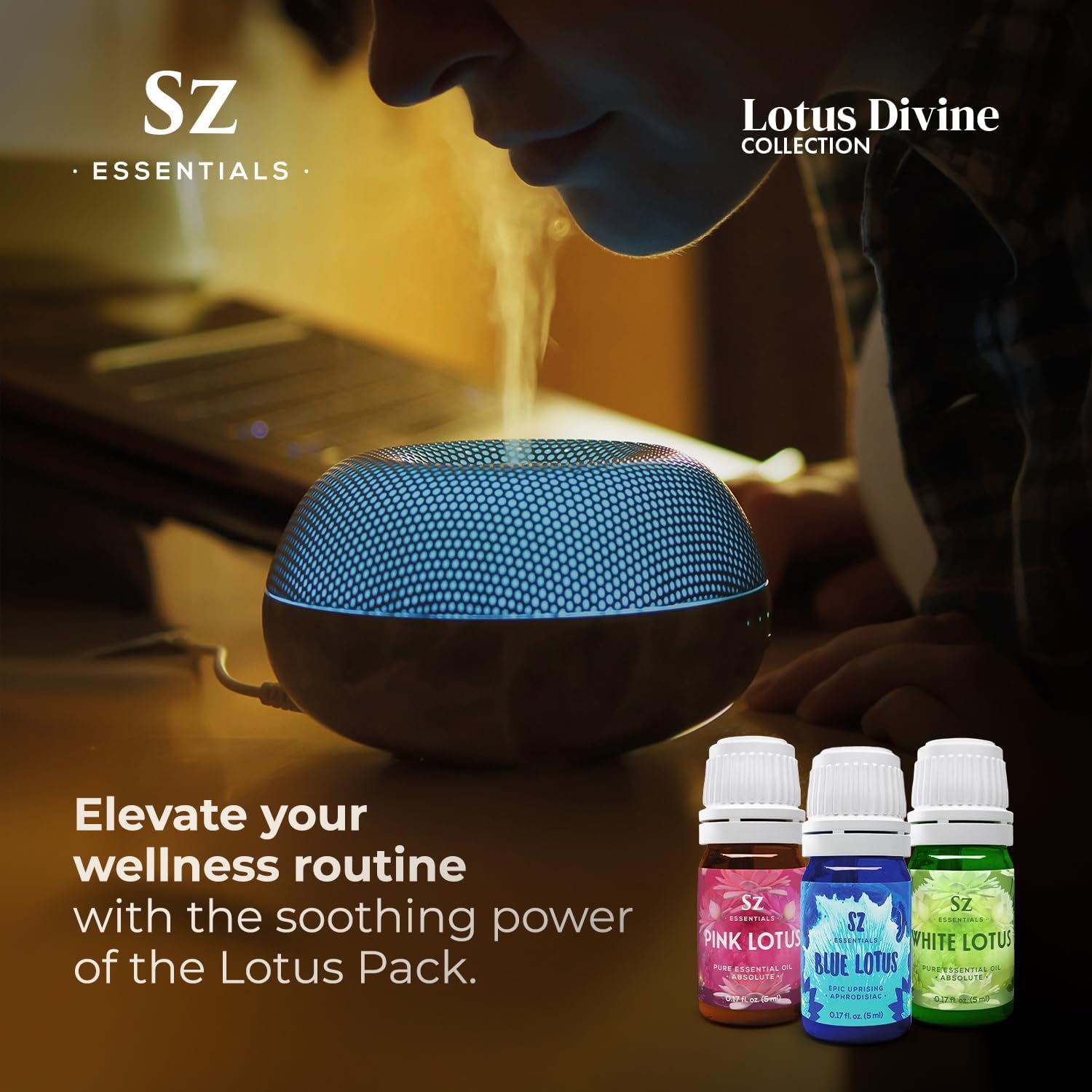 Sz Essentials Lotus Rose Rituel - parfum doux favorisant le bien-être.