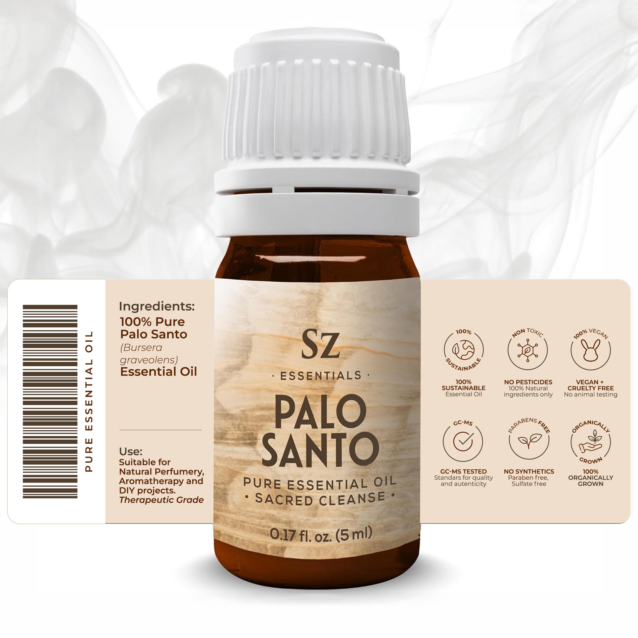Sz Essentials Palo Santo diffusion pour une ambiance aromatique calme et sereine.