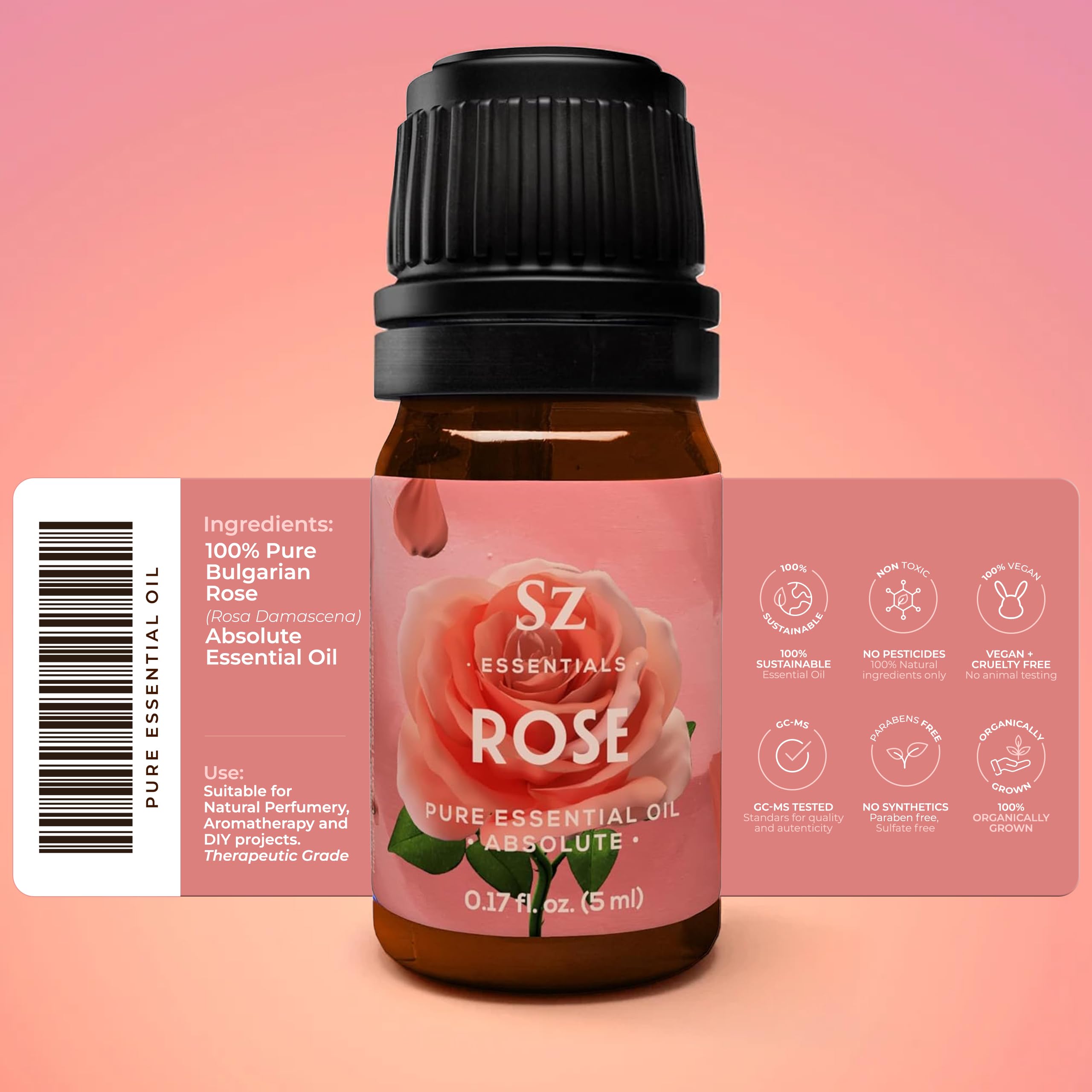 Sz Essentials Rose Absolute – diffuseur d'ambiance florale pour spa à domicile