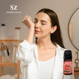 Sz Essentials Rose Absolute – étiquette compacte mettant en valeur la qualité