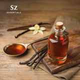 Sz Essentials Vanille - Huile pour soins maison et mélange avec une huile porteuse.