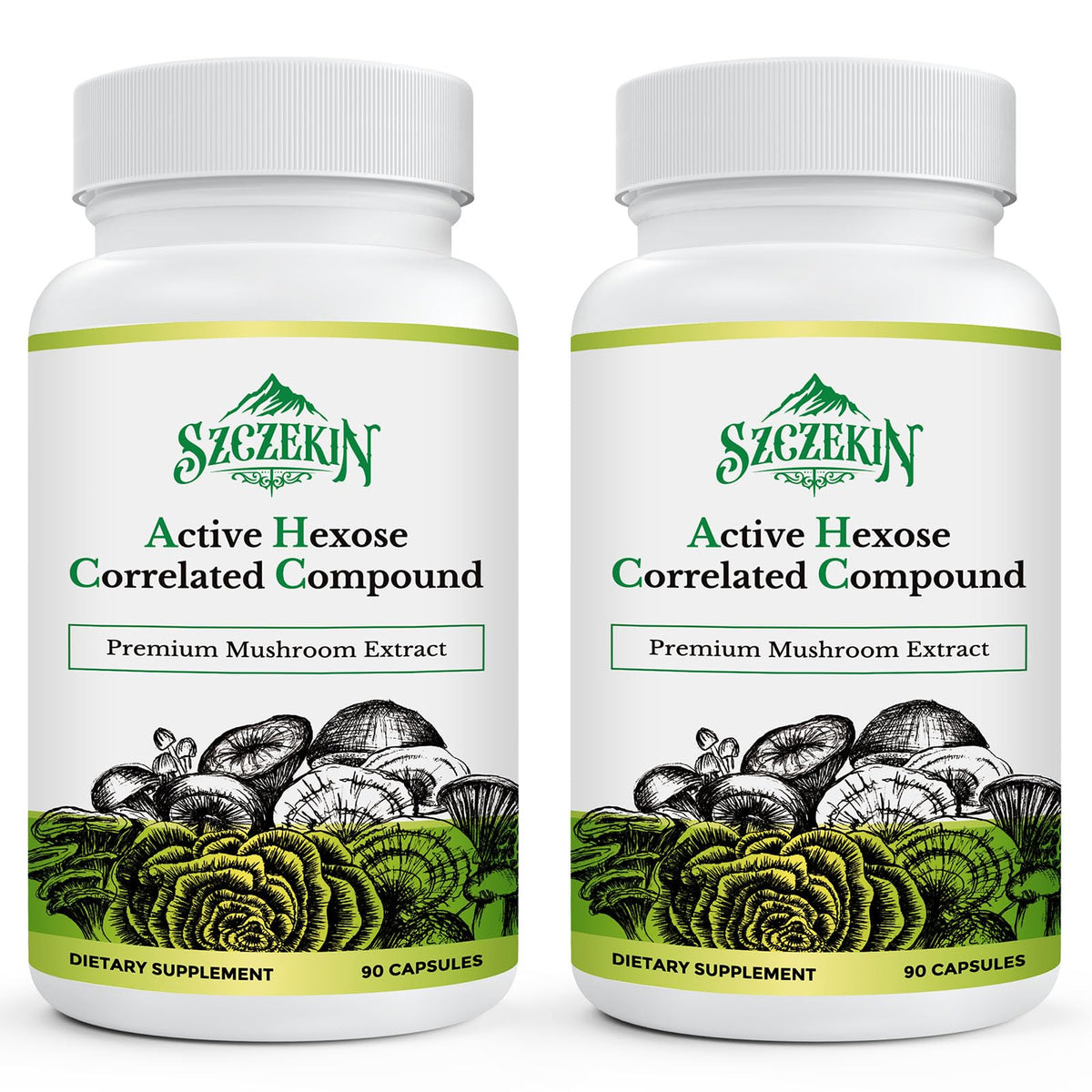 SZCZEKIN Active Hexose: bouteille avec capsules, soutien potentiel du système immunitaire.