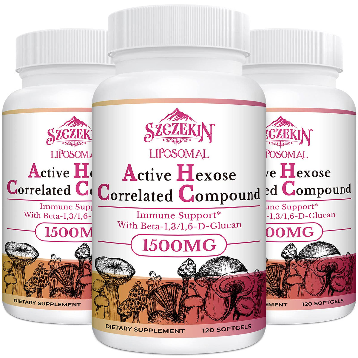 SZCZEKIN bouteille liposomale 1500 mg pour absorption ameliorée et pratique.
