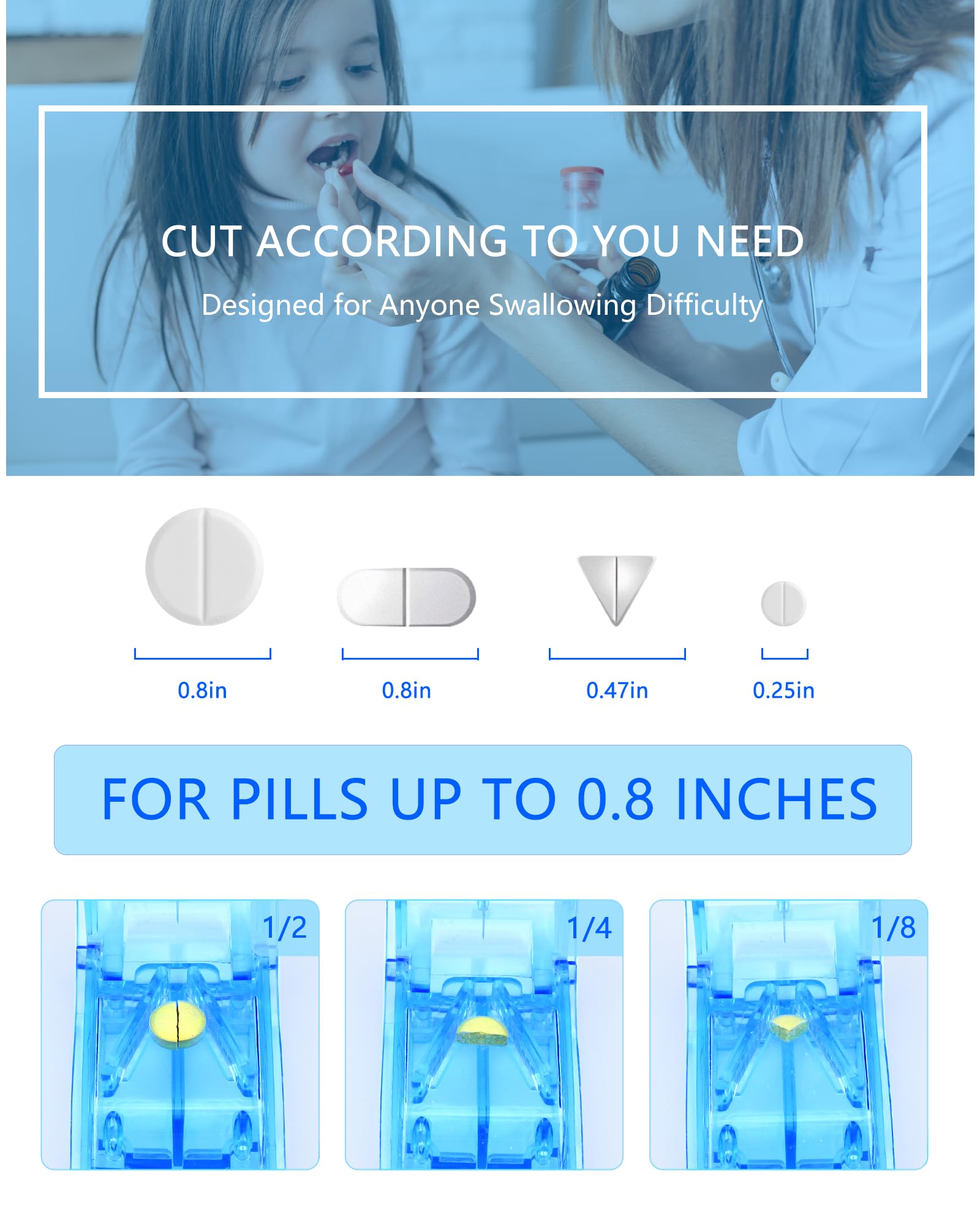 SZREDU étui-pilules: rangement pratique de 4 à 30 pilules selon leur taille.