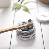 t-brush tablettes dentifrice utilisation facile en deux minutes