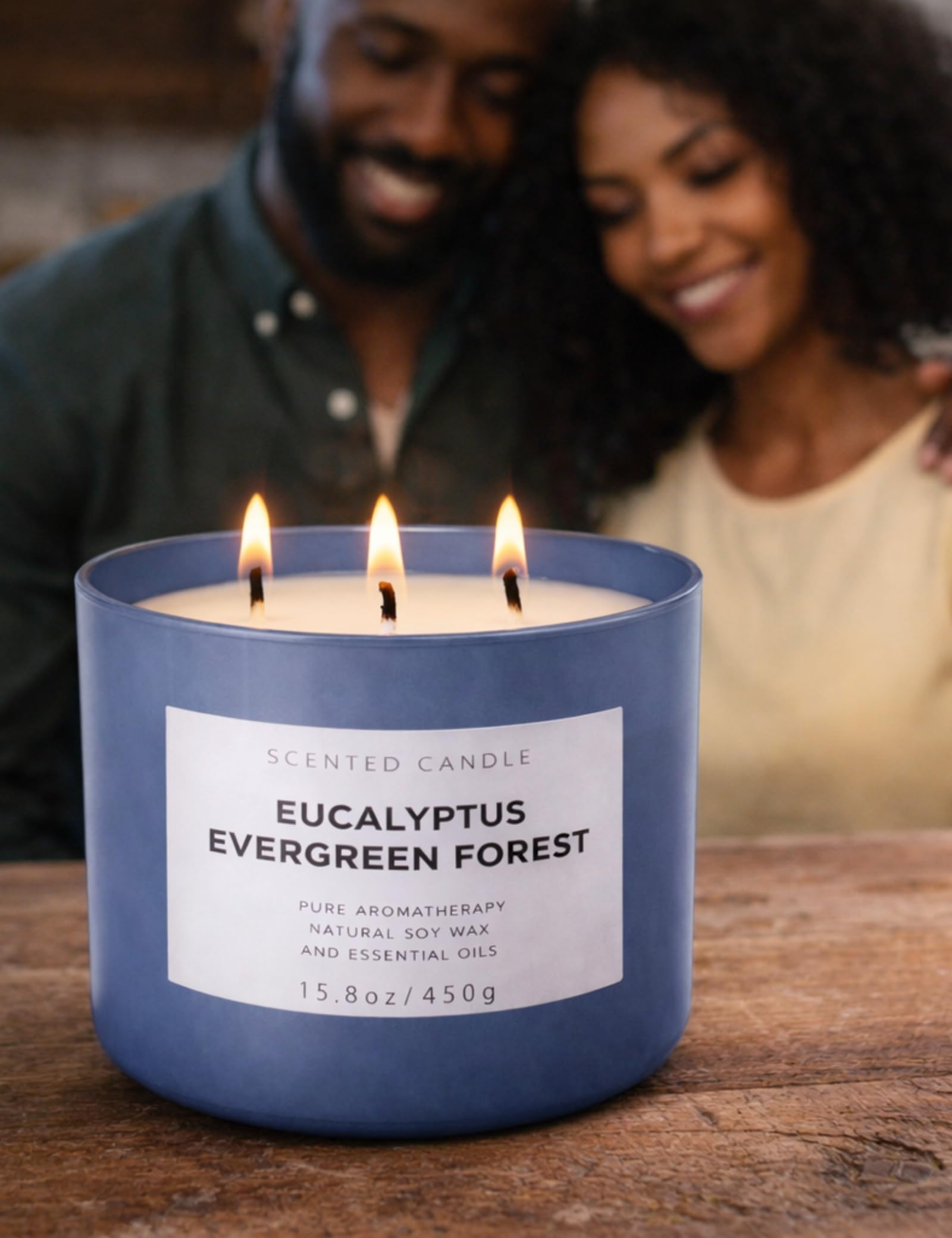 Bougie T et H brulage prolongé jusqu’à 80 heures pour une ambiance durable