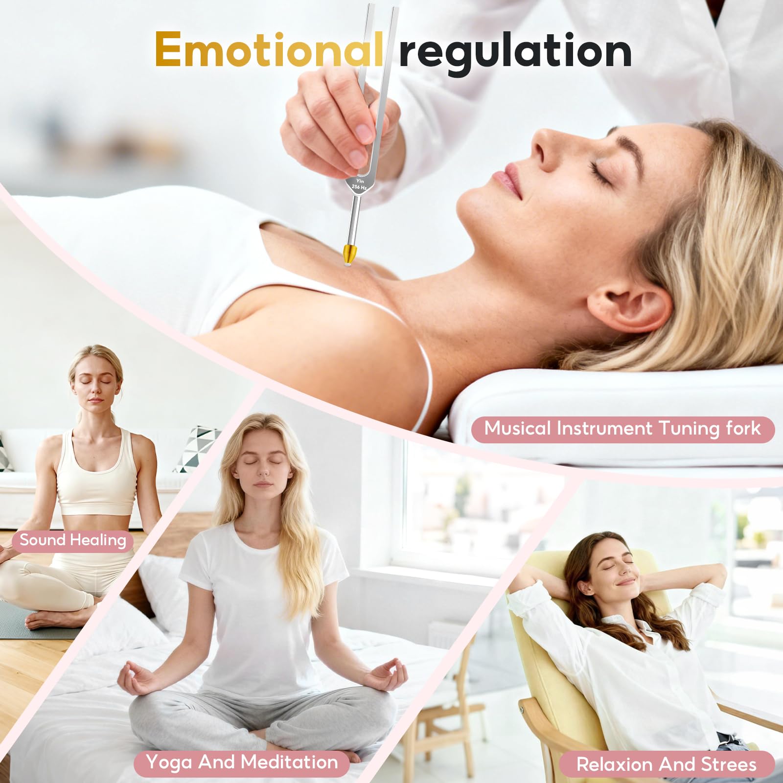 TABARO Diapason 136Hz — calme mental et respiration plus lente pendant le yoga.