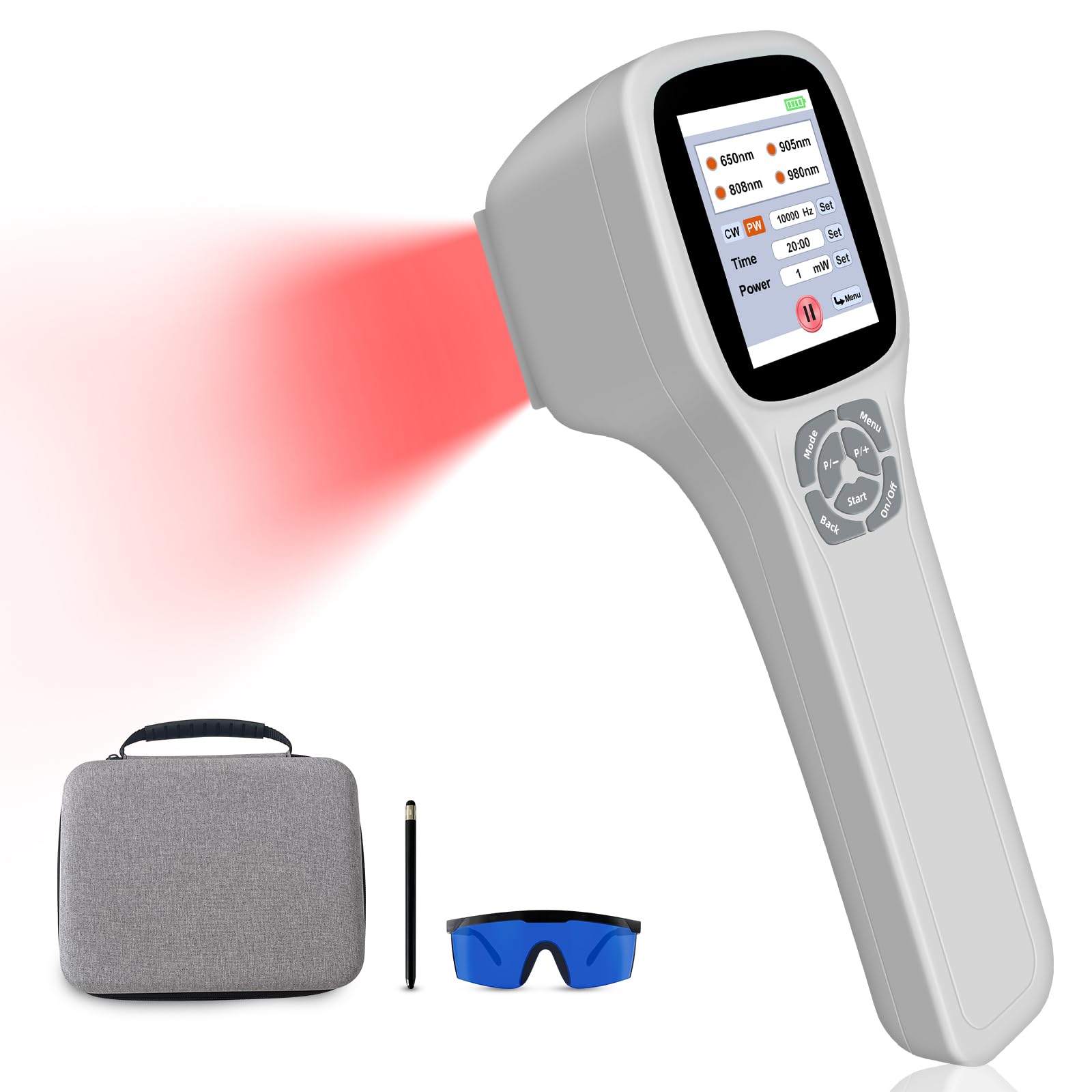 Tacbyz lampe rouge 650nm, stimulation superficielle et meilleure circulation.
